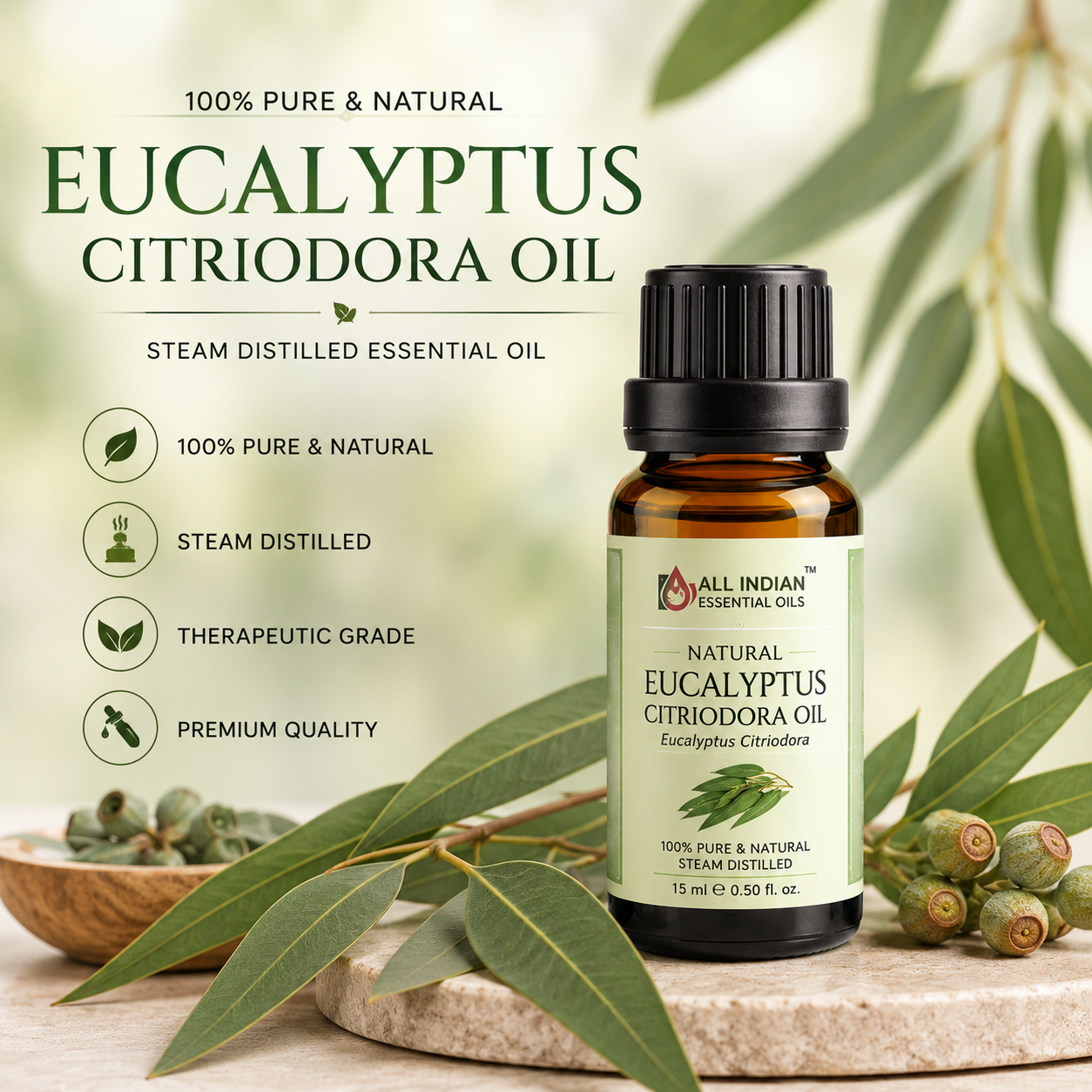 Eucalyptus Citriodora Oil Bridging Natures Freshness and Modern Living