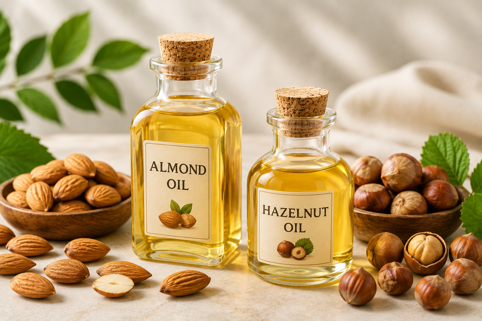 Almond Oil Bitter and Hazelnut Oil: Quality Natural Oils for Contemporary Industries