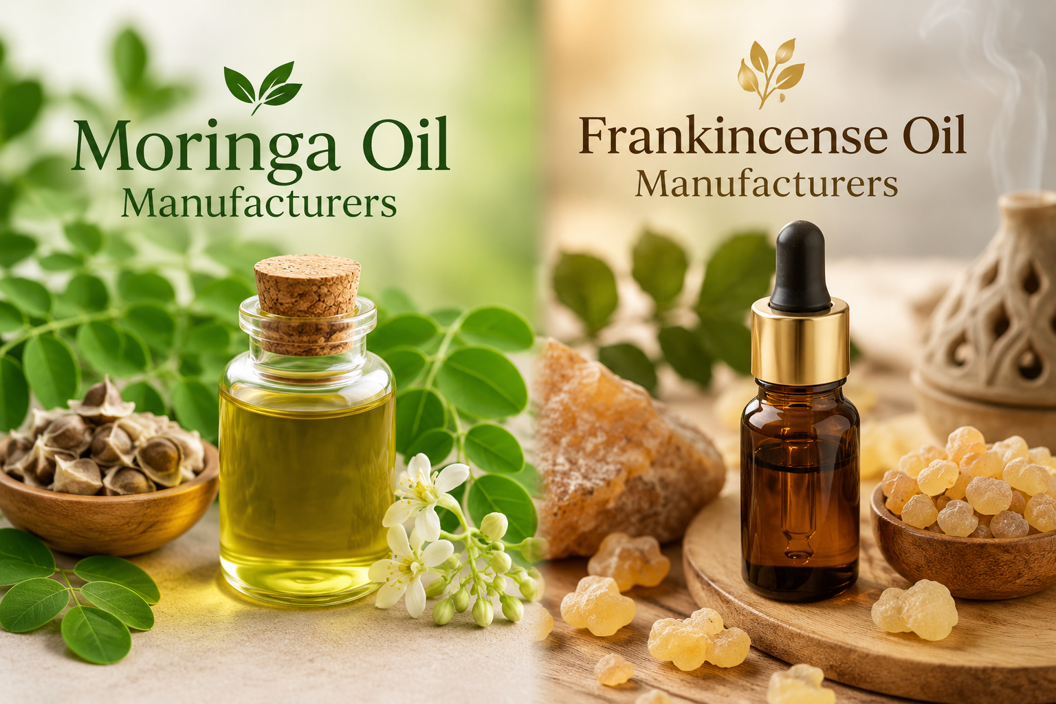 Moringa Oil and Frankincense Oil: Growing Demand in Modern Care Products