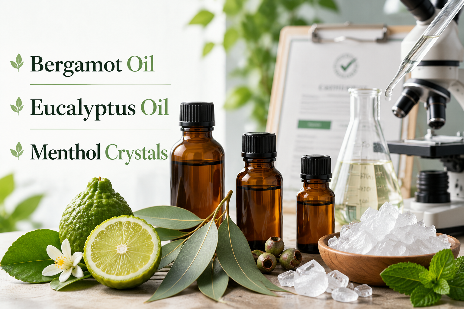 How Bergamot, Eucalyptus, and Menthol Manufacturers Prove Purity, Not Just Claim It