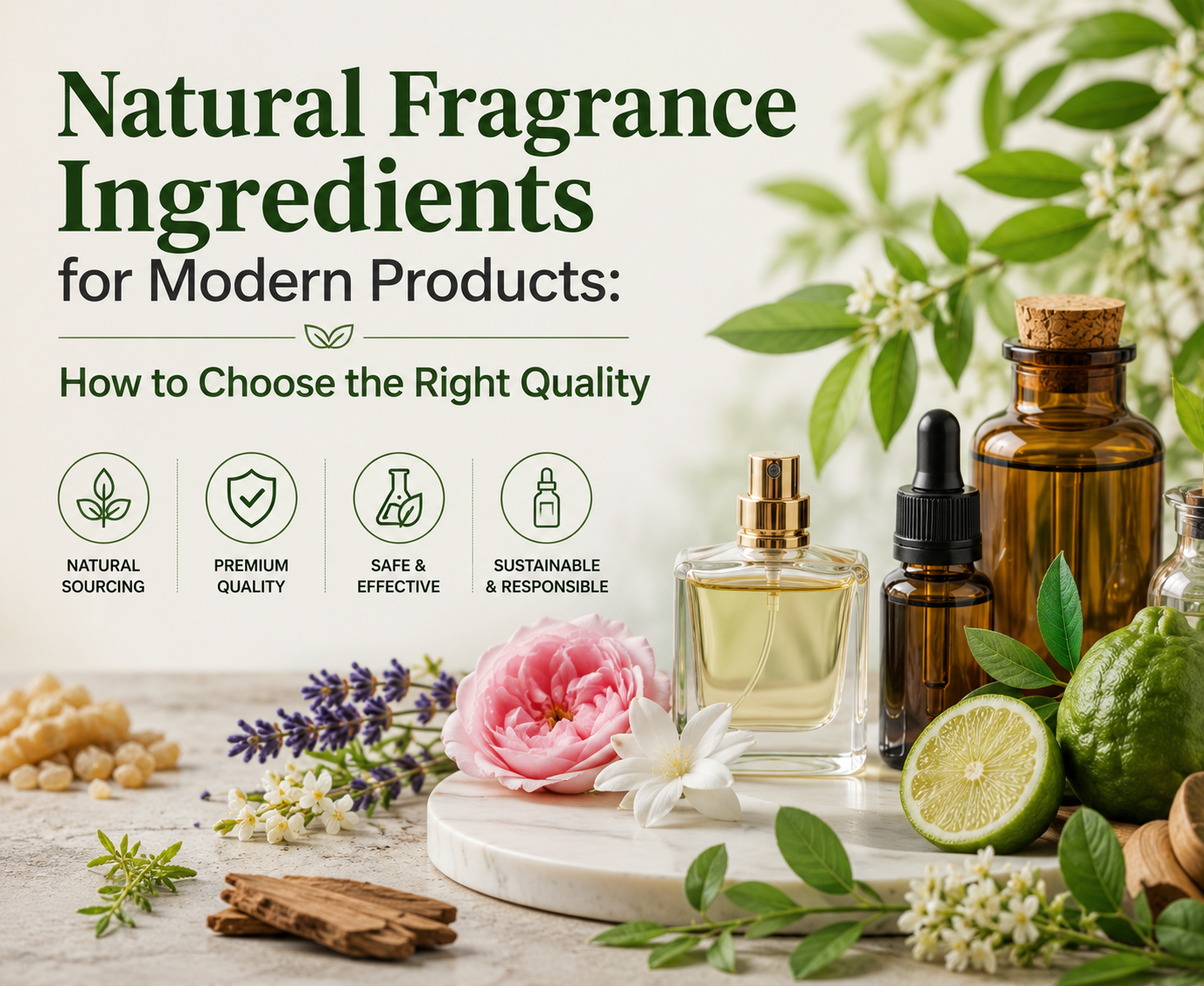 Natural Fragrance Ingredients for Modern Products: How to Choose the Right Quality